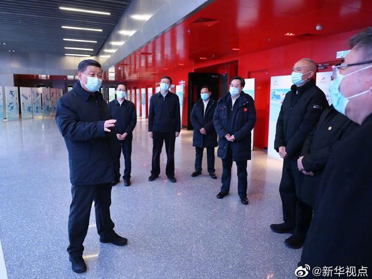 習近平考察北京冬奧會、冬殘奧會籌辦工作